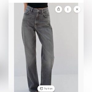 NEW!! The High Rise Wide Leg in Grey